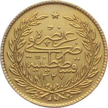 Türkei 500 Kurush AH1327 - Muhammad V.